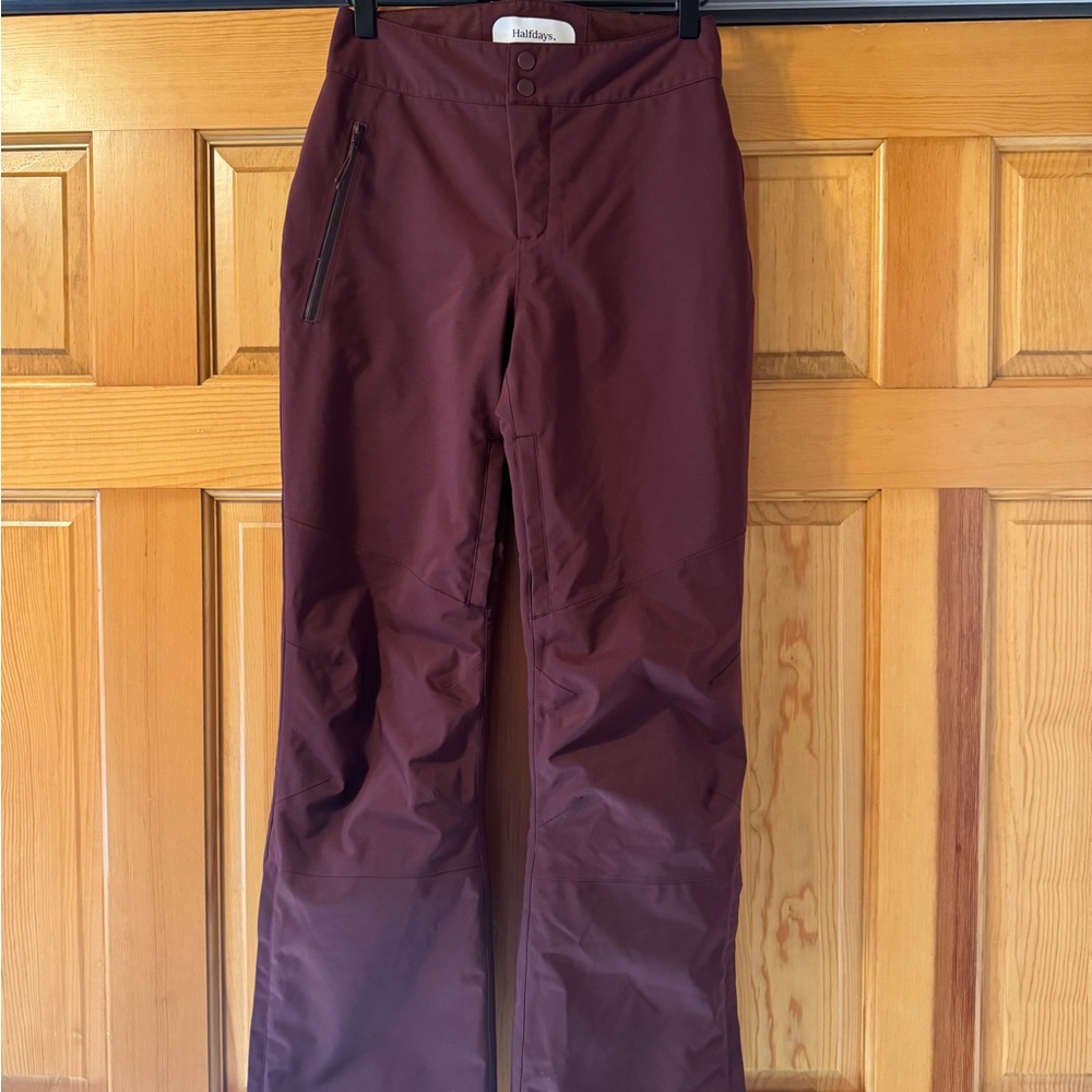 Halfdays Alessandra Snow pants in glazed cherry